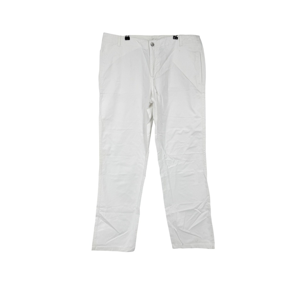 NWT Vilebrequin Mens White Plage 9512H Cotton Beach‎ Dress Pant Chino XL